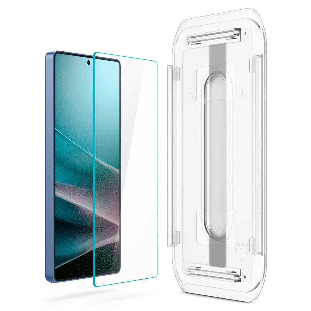 Film de protection d'écran Spigen GlastR EZ FIT HD pour Samsung Galaxy S25 Ultra S938, Verre Trempé, Full Glue, Lot de 2 pièces AGL09082