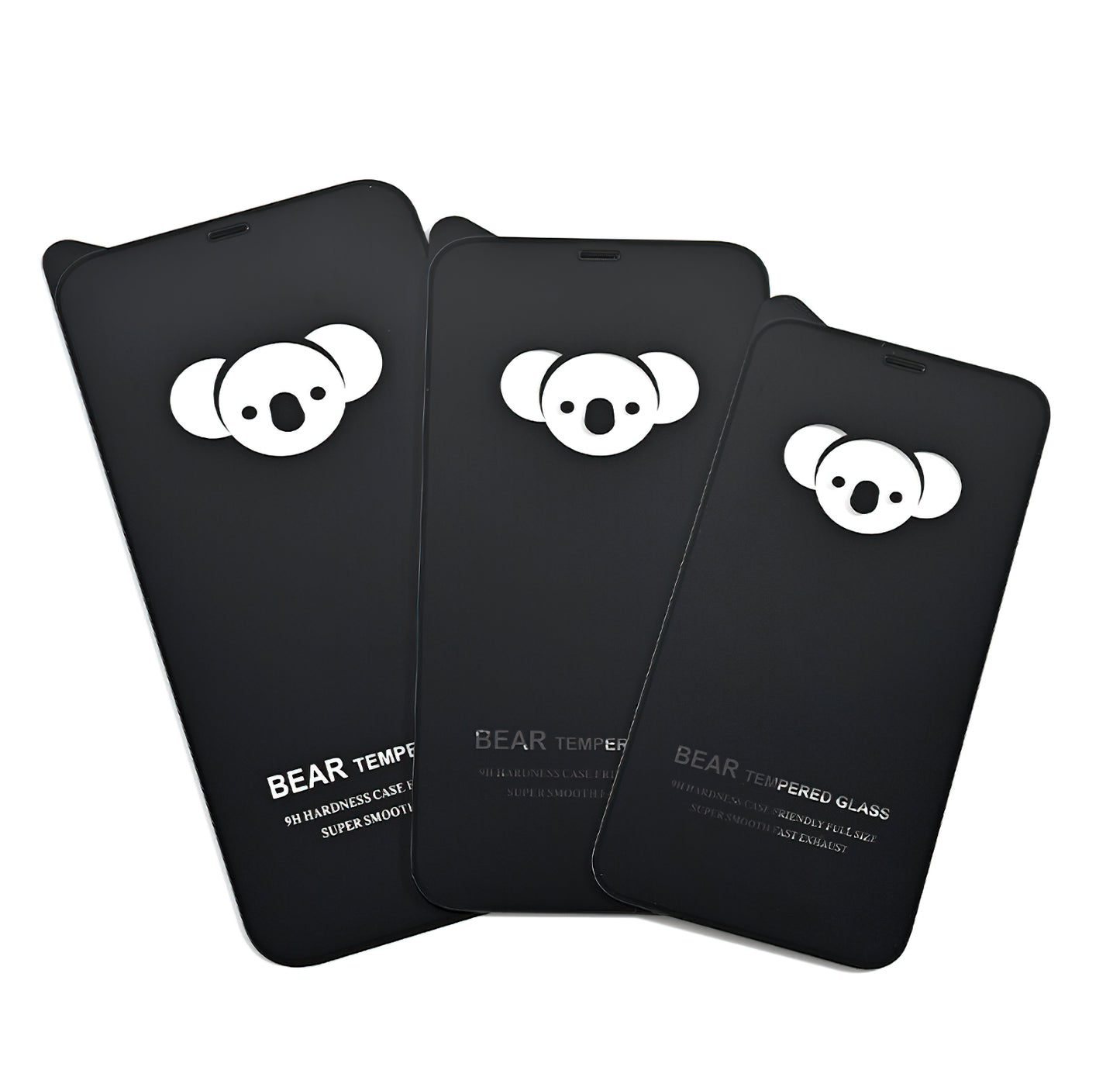 Bear HD Displayschutzfolie für Samsung Galaxy A17 4G / A17 5G / A16 5G A166 / A16 4G A165, gehärtetes Glas, Full Glue, Schwarz