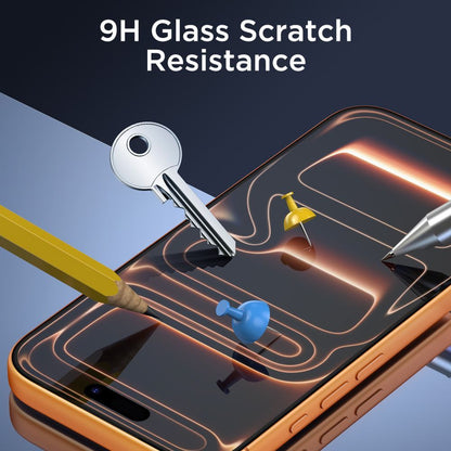 Pellicola Protettiva Schermo Tech-Protect per Samsung Galaxy S25 Ultra S938, Vetro Temperato, Full Glue, Set 10 pezzi