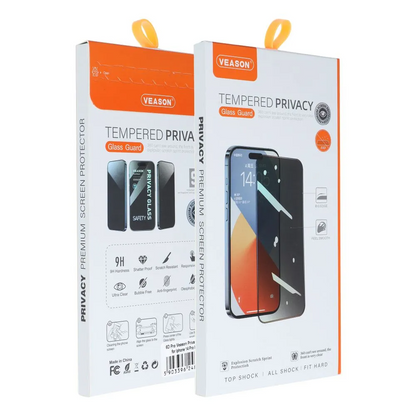 Film de protection d'écran Privacy Veason pour Apple iPhone 12 / 12 Pro, Verre trempé, Collage complet, 6D