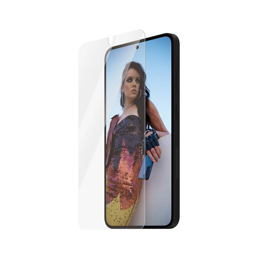 PanzerGlass Safe Screen Protector. Ultra-Wide Fit EasyAligner for Samsung Galaxy S25+ S936, Tempered Glass, Full Glue, Resealed