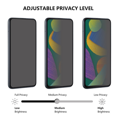 Pellicola Protettiva Schermo Privacy OEM Sblocco Impronta Digitale per Xiaomi 17T, Vetro Temperato, Colla Completa