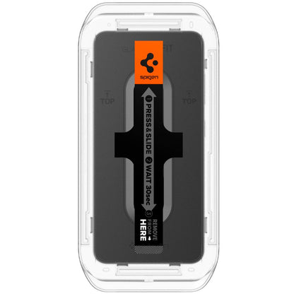 Film de protection d'écran Spigen GlastR EZ FIT pour Samsung Galaxy S25+ S936 / S24+ S926, Verre Trempé, Full Glue, Set de 2 pièces AGL07432