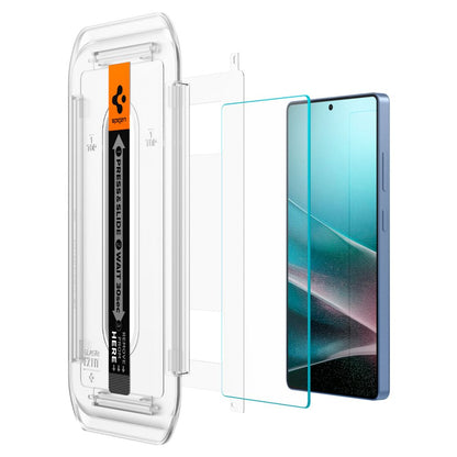 Film de protection d'écran Spigen GlastR EZ FIT HD pour Samsung Galaxy S25 Ultra S938, Verre Trempé, Full Glue, Lot de 2 pièces AGL09082