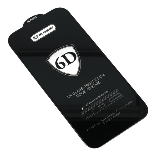 OEM Displayschutzfolie für Samsung Galaxy S26 S942, gehärtetes Glas, Full Glue, 6D, Schwarz