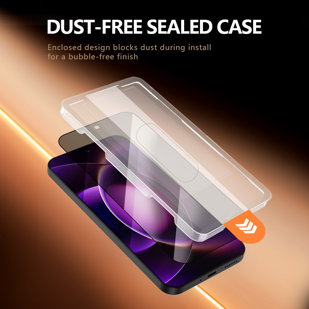 Film de protection d'écran Privacy Lereach pour Xiaomi 17T Pro, Verre Trempé, Collage Complet, Lot de 2 pièces