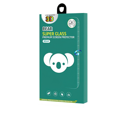 Bear Super Hard Screen Protector Film for Samsung Galaxy S25 S931, Tempered Glass, Full Glue, 3D, Black