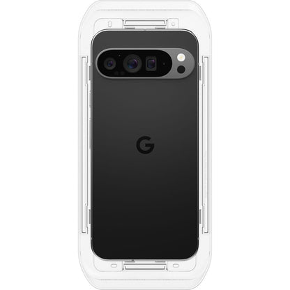Pellicola protettiva Schermo Spigen GlastR EZ FIT per Google Pixel 9 Pro XL, Vetro Temperato, Full Glue, Set 2 pezzi AGL08445