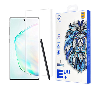 Pellicola protettiva per schermo Lito per Samsung Galaxy Note 10+ 5G N976 / Note 10+ N975, Vetro temperato, Colla UV, 3D