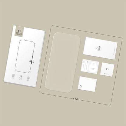 Pellicola Protettiva Schermo Tech-Protect per Apple iPhone 17 Pro Max / 16 Pro Max, Vetro Temperato, Full Glue, Set 10 pezzi