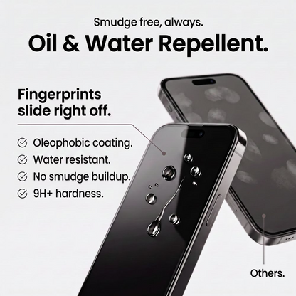 Pellicola protettiva per schermo Tech-Protect OneTouch per Apple iPhone 18 Pro / 17 Pro, Vetro temperato, Full Glue, Set 2 pezzi, Trasparente