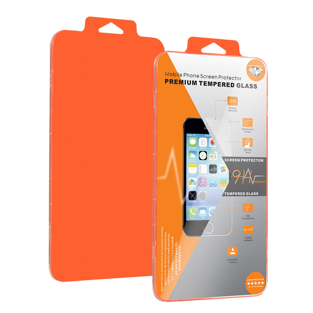 Film de protection d'écran OEM Orange pour Apple iPhone 18 Pro Max / 17 Pro Max / 16 Pro Max, Verre trempé, Collage complet
