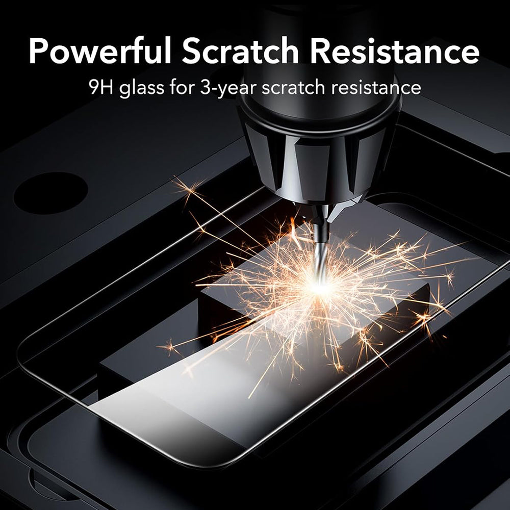 Pellicola protettiva per schermo Anank 1X Rinforzata per Apple iPhone 16, Vetro Temperato, Full Glue, 3D, Set da 10 pezzi