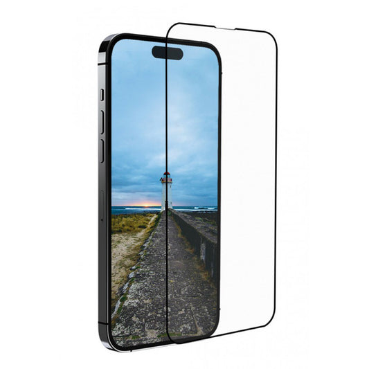 Film de protection écran Anank 5X renforcé anti-fissure pour Apple iPhone 17 Pro Max, Verre trempé, Full Glue, 3D, Noir.