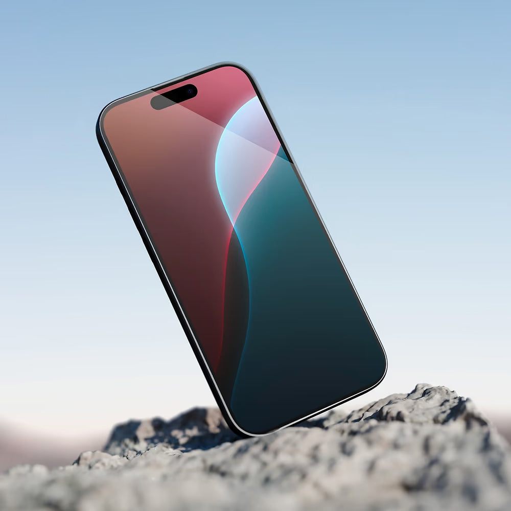 Schutzfolie Anank 5X Verstärkt Unsichtbar für Apple iPhone 17 Air, Gehärtetes Glas, Vollverklebung, 3D, Schwarz