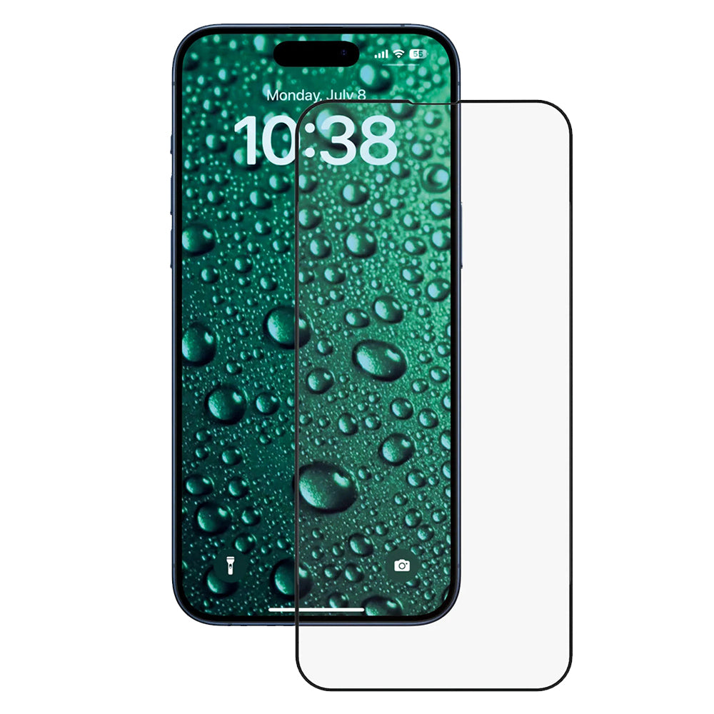 Pellicola Protettiva Schermo Anank 5X Rinforzata Invisibile per Apple iPhone 17 Pro, Vetro Temperato, Full Glue, 3D, Nera