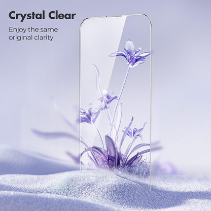 Anank Displayschutzfolie für Apple iPhone 15 Pro Max, gehärtetes Glas, Full Glue, 3D, 10 Stück Set