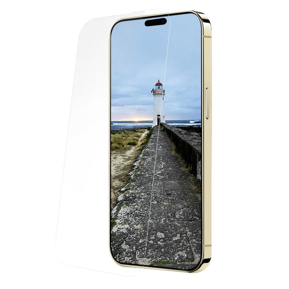 Anank Displayschutzfolie für Apple iPhone 15 Pro Max, gehärtetes Glas, Full Glue, 3D, 10 Stück Set