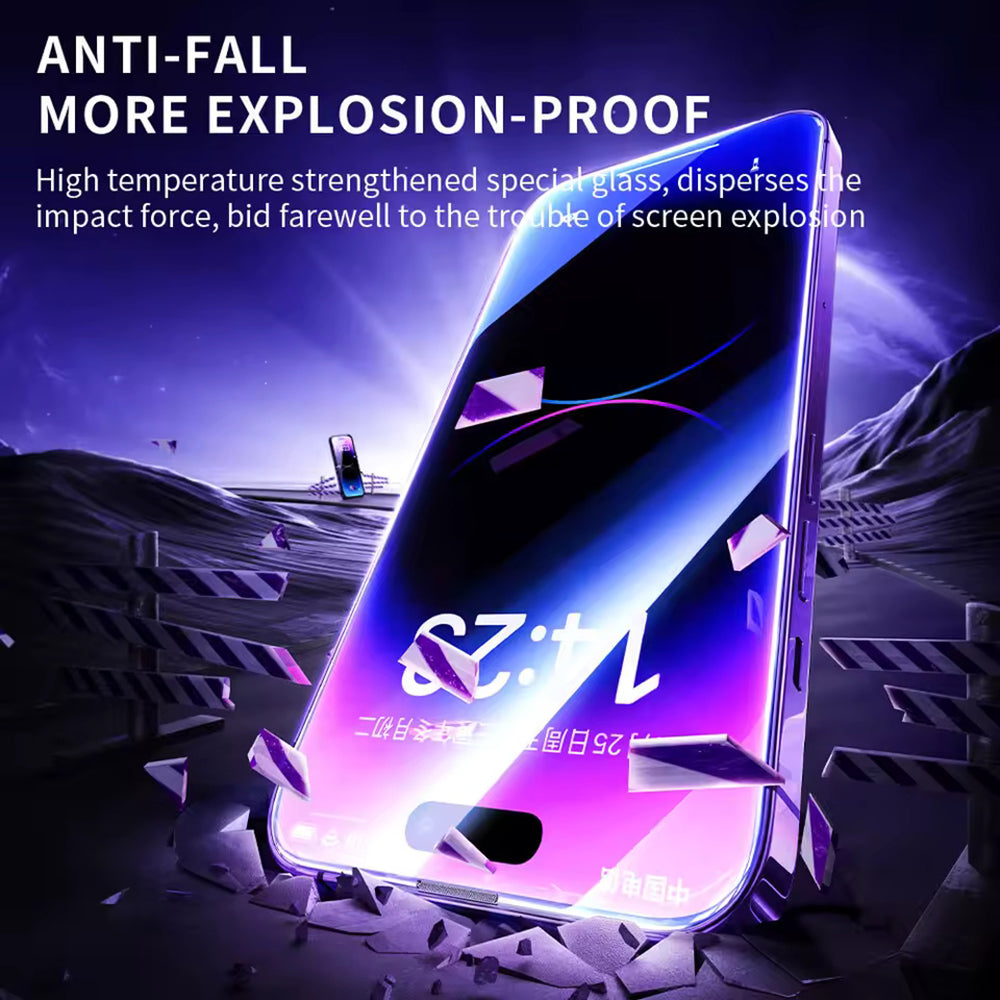 Pellicola protettiva per schermo Blueo Anti-Static HD per Apple iPhone 11 Pro Max / XS Max, Vetro temperato, Full Glue, Nero
