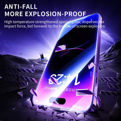 Pellicola protettiva per schermo Blueo Anti-Static HD per Apple iPhone 11 Pro Max / XS Max, Vetro temperato, Full Glue, Nero