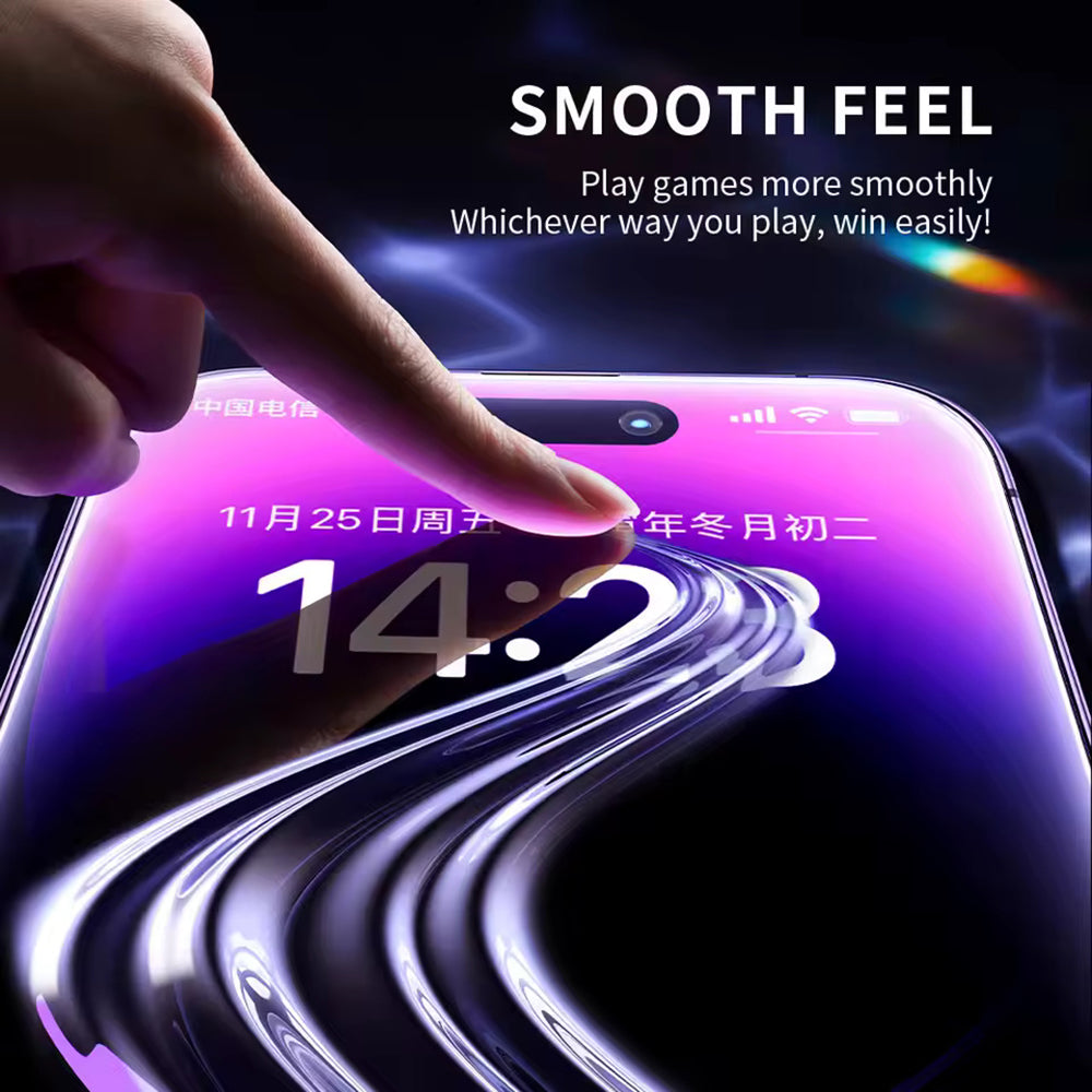 Blueo Anti-Static HD Screen Protector for Samsung Galaxy S26 Plus S947, Tempered Glass, Full Glue, Black