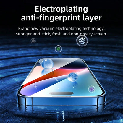 Blueo AR Applicator Pro Displayschutzfolie für Apple iPhone 16 Pro Max, gehärtetes Glas, Full Glue, 3D, Schwarz