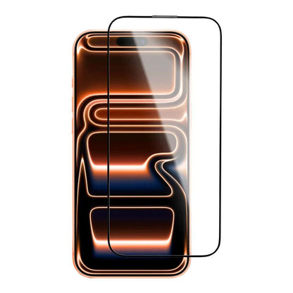 Pellicola Protettiva Schermo Blueo Crystal Anti-Graffio Applicatore per Apple iPhone 17 Pro / 17 / 16 Pro, Vetro Temperato, Full Glue, Nera