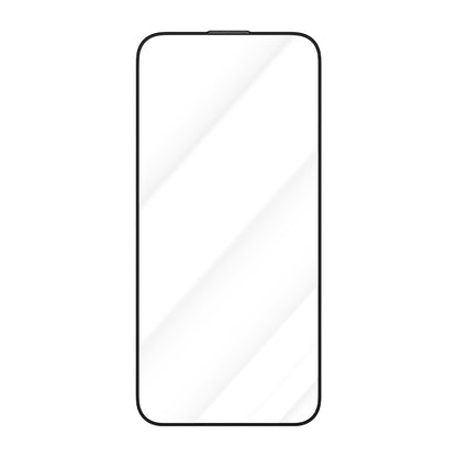Pellicola protettiva per schermo Blueo Crystal Anti-Graffio per Apple iPhone 16 Plus / 15 Plus, Vetro Temperato, Full Glue, Nero