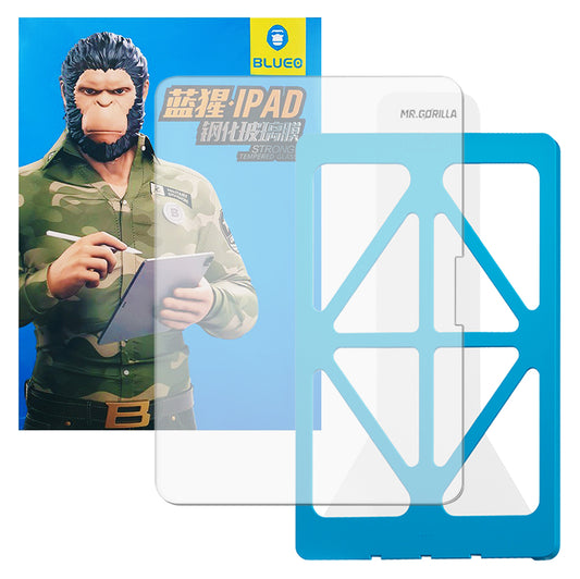 Pellicola protettiva per schermo Blueo HD Applicator Pro per Apple iPad Air (2022) / Pro 11 (2021) / Air (2020), Vetro temperato, Full Glue