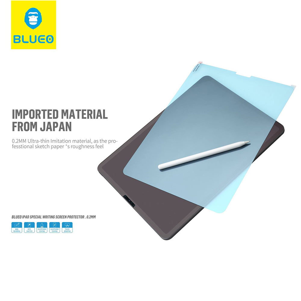 Film de protection écran Blueo Special Writing pour Apple iPad Pro 12.9 (2022) / Pro 12.9 (2021) / Pro 12.9 (2020), Plastique