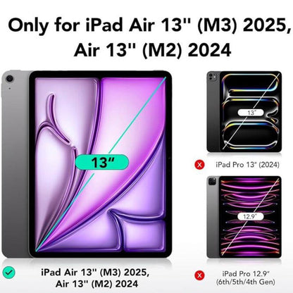 Pellicola Protettiva Schermo ESR Armorite UltraFit per Apple iPad Air 13 (2025) / Air 13 (2024), Vetro Temperato, Full Glue, Set 2 pezzi