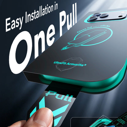 Pellicola protettiva per schermo ESR Armorite UltraFit per Apple iPhone 18 Pro / 17 Pro, vetro temperato, Full Glue, set da 2 pezzi, nero