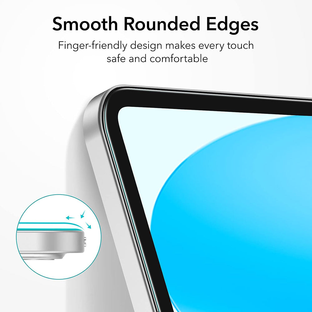 Film de protection d'écran ESR pour Apple iPad (2025) / (2022), Verre Trempé, Full Glue, Lot de 2 pièces