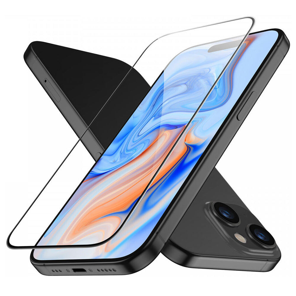 Pellicola protettiva ESR per Apple iPhone 15, Vetro Temperato, Full Glue, Nera