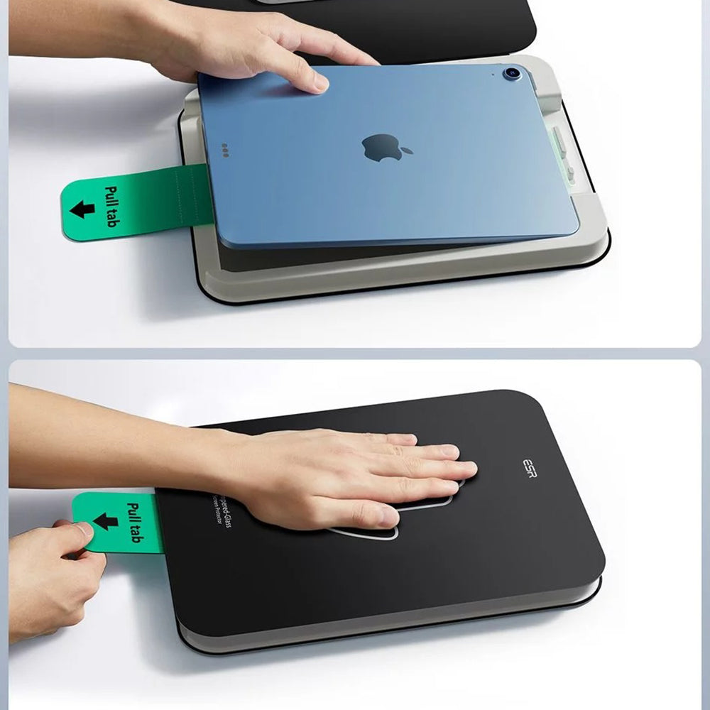 Pellicola Protettiva Schermo ESR UltraFit per Apple iPad (2025) / (2022), Vetro Temperato, Full Glue, Set 2 pezzi