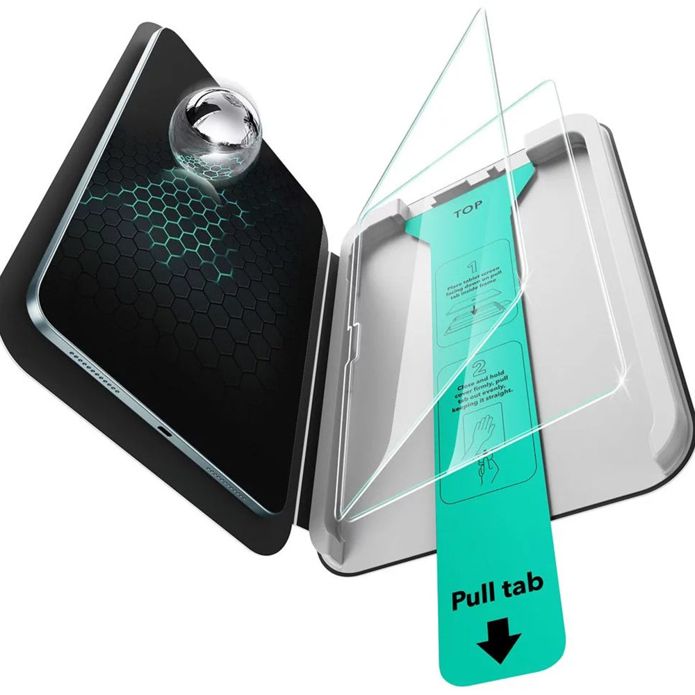 Pellicola Protettiva Schermo ESR UltraFit per Apple iPad Air 13 (2025) / Air 13 (2024), Vetro Temperato, Full Glue, Set 2 pezzi