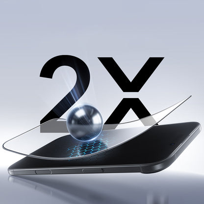 Pellicola protettiva ESR UltraFit per Apple iPhone 17 Pro, Vetro Temperato, Full Glue, Set 2 pezzi, Nera