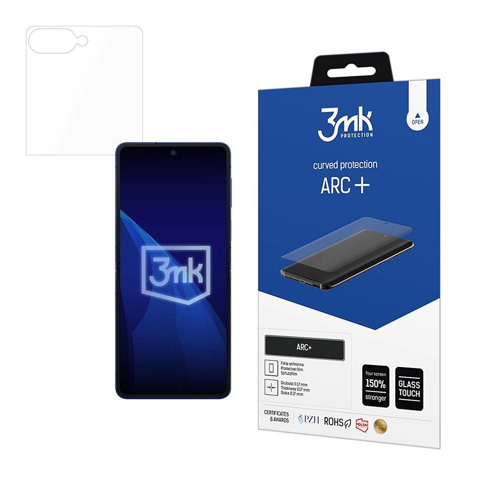 Pellicola protettiva per schermo esterno 3MK ARC+ per Samsung Galaxy Z Flip8 F776, plastica
