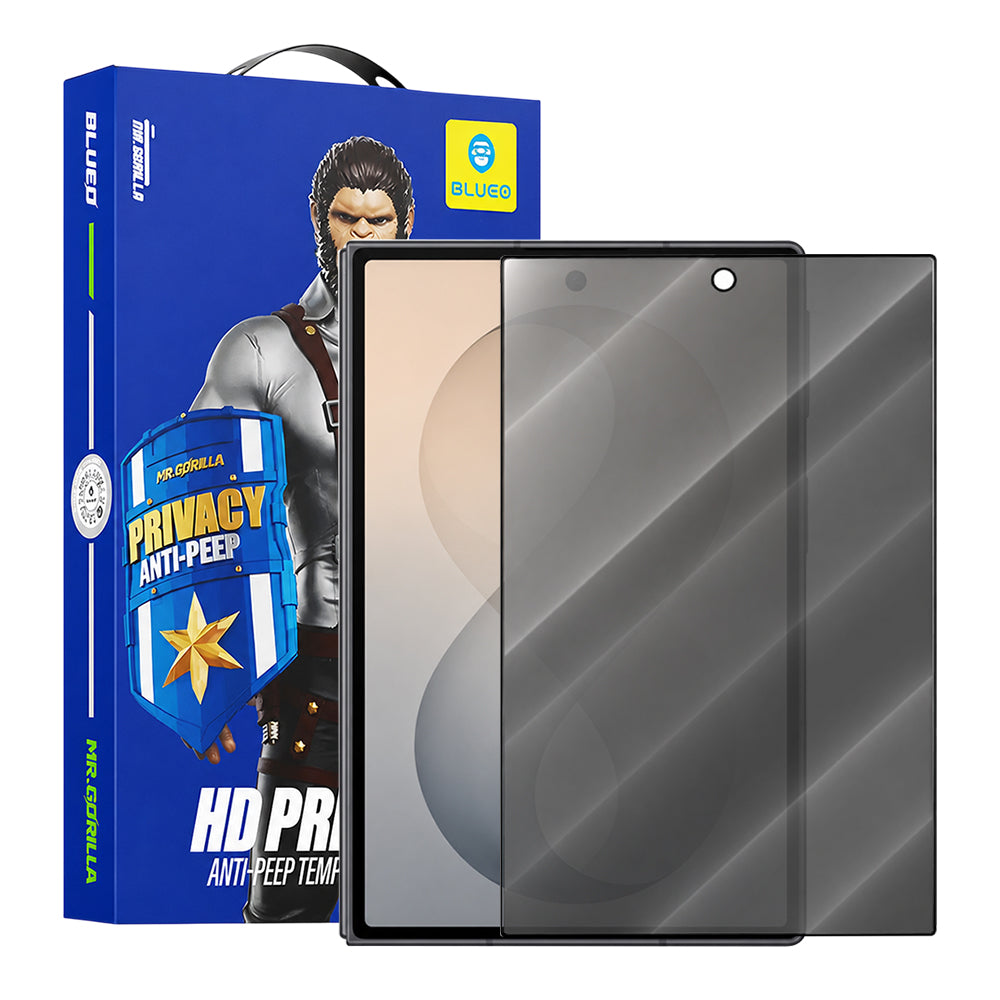 Pellicola protettiva per schermo esterno Privacy Blueo Anti-Peep per Samsung Galaxy Z Fold8 F976, vetro temperato, adesivo completo