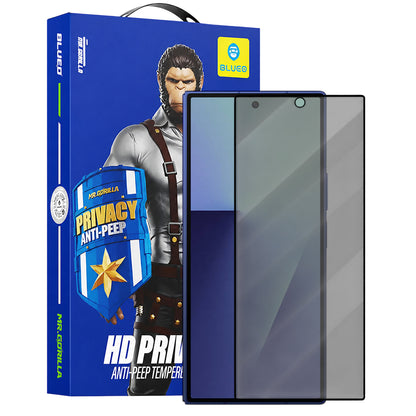 Film de protection écran extérieur Privacy Blueo Anti-Peep pour Samsung Galaxy Z Fold8 Ultra F971 / Z Fold7 F966, Verre trempé, Collage complet