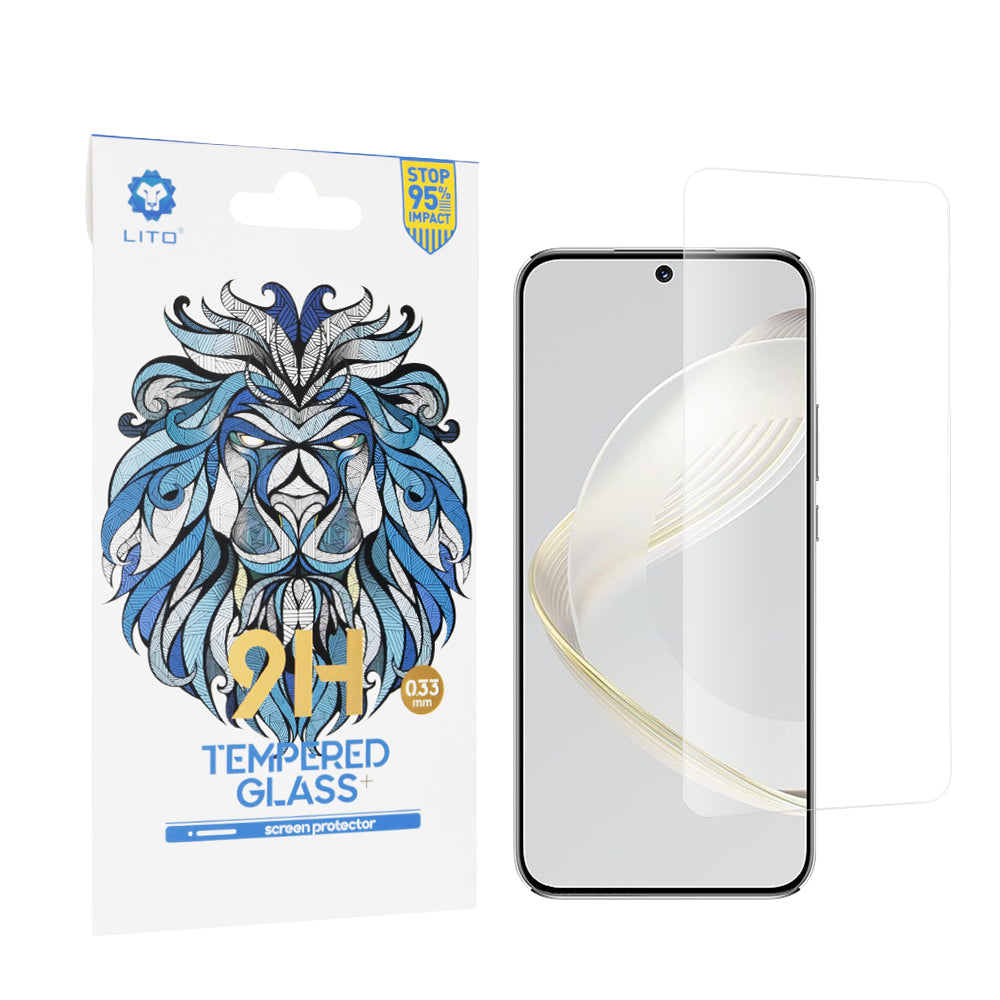 Pellicola protettiva per schermo Lito Classic per Huawei nova 12s / nova 11, Vetro temperato, Full Glue, 2.5D