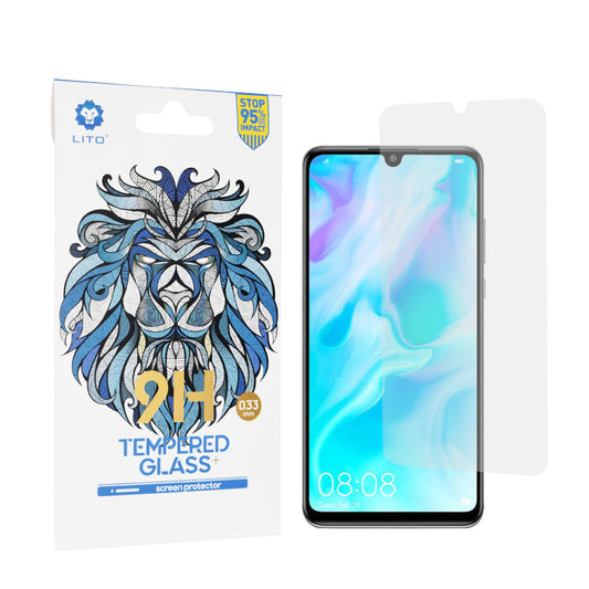 Pellicola protettiva per schermo Lito Classic per Huawei P30 lite New Edition / P30 lite, Vetro temperato, Full Glue, 2.5D