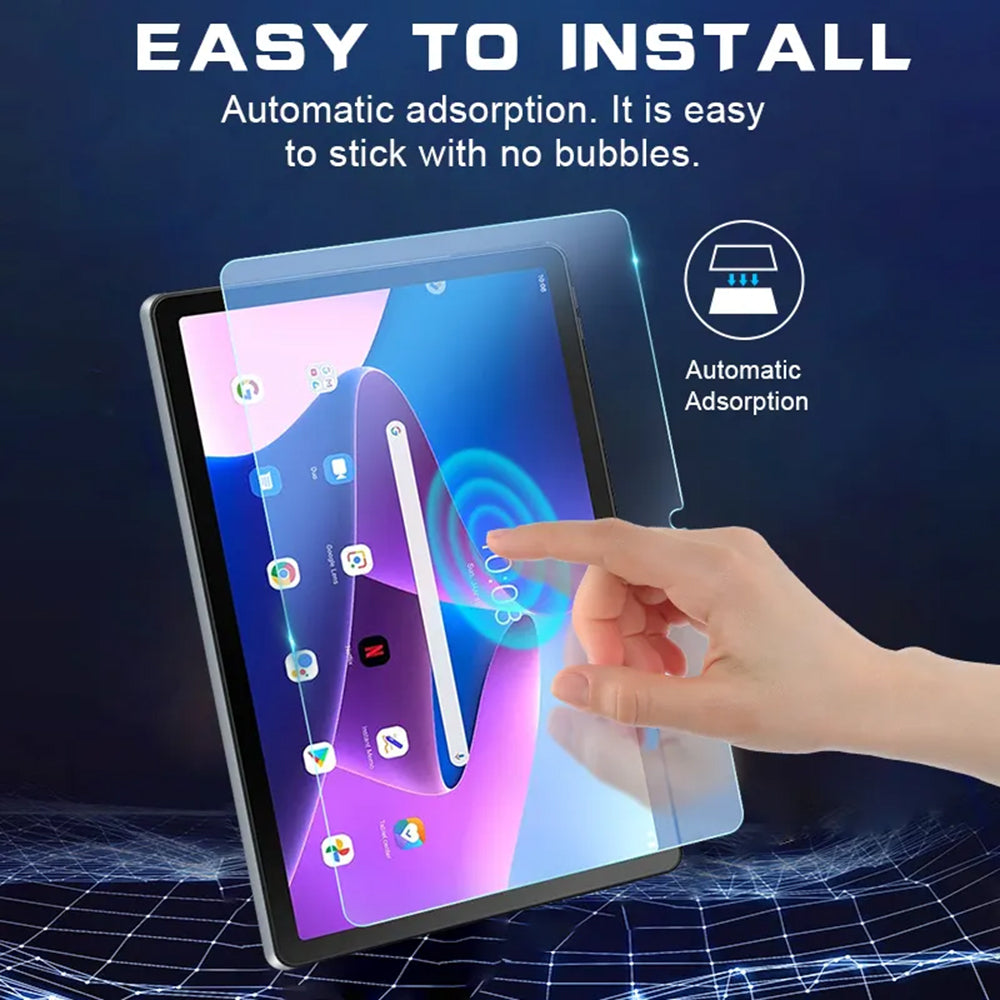 Lito Classic Displayschutzfolie für Lenovo Tab M10 Plus (3. Generation), gehärtetes Glas, Full Glue, 2.5D