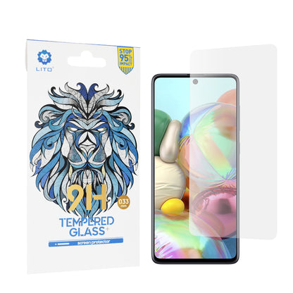 Pellicola Protettiva Schermo Lito Classic per Samsung Galaxy M51 M515 / A71 5G A716 / Note10 Lite N770 / A71 A715, Vetro Temperato, Full Glue, 2.5D