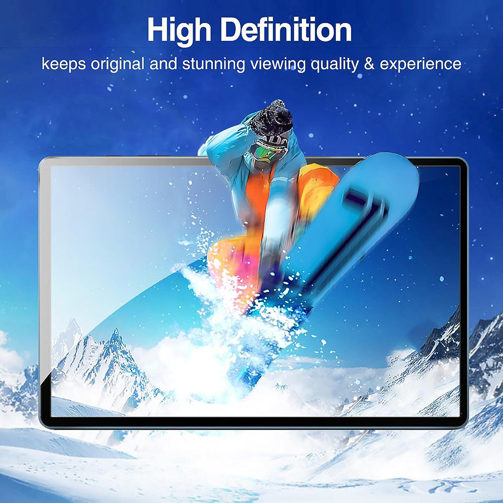Film de protection d'écran Lito Classic pour Samsung Galaxy Tab S10+ / Tab S9 FE+ / Tab S9+, Verre trempé, Full Glue, 2.5D