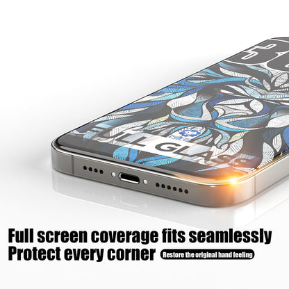 Pellicola protettiva per schermo Lito D+ Max 300C per Apple iPhone 16 Pro Max, Vetro temperato, Full Glue