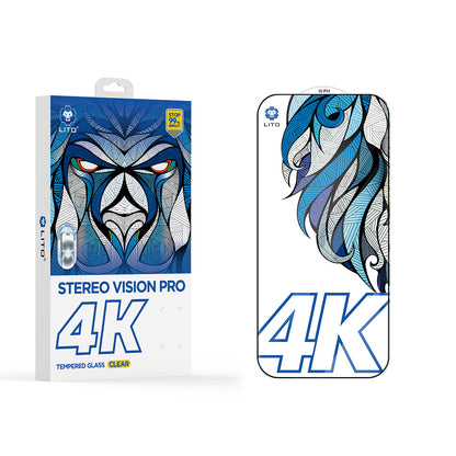 Schutzfolie Lito D+ Max 4K für Apple iPhone 17 Pro Max, Gehärtetes Glas, Vollverklebung, Schwarz