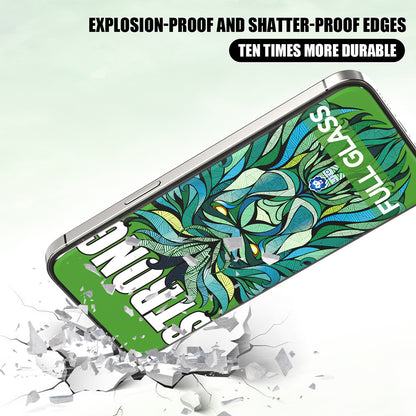Schutzfolie Lito D+ Max Strong für Apple iPhone 17 / 16 Pro, Gehärtetes Glas, Vollverklebung, Schwarz