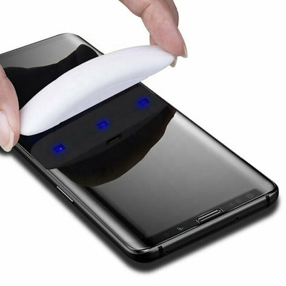 Lito Displayschutzfolie für Samsung Galaxy S24 Ultra S928, gehärtetes Glas, UV-Kleber, 3D