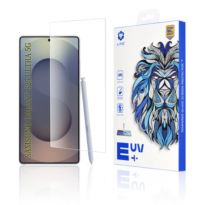 Pellicola protettiva per schermo Lito per Samsung Galaxy S25 Ultra S938, Vetro temperato, Colla UV, 3D